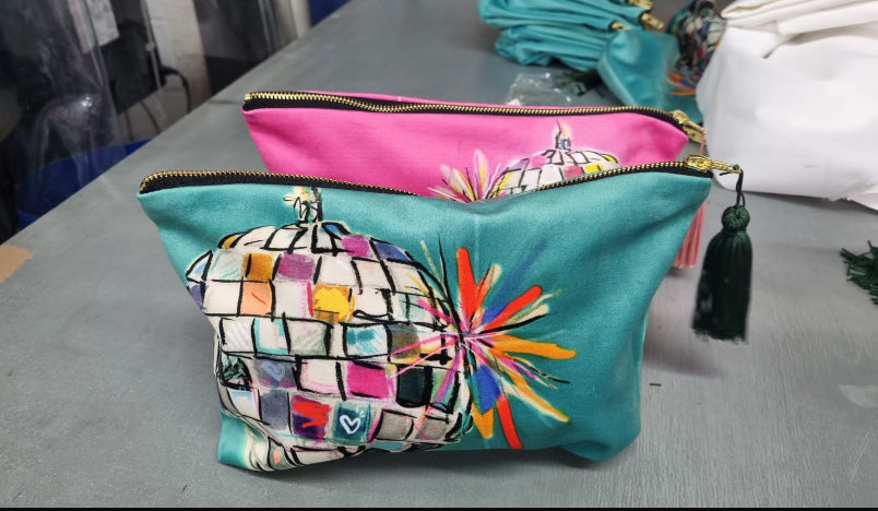 Teal Feel Makeup Bag