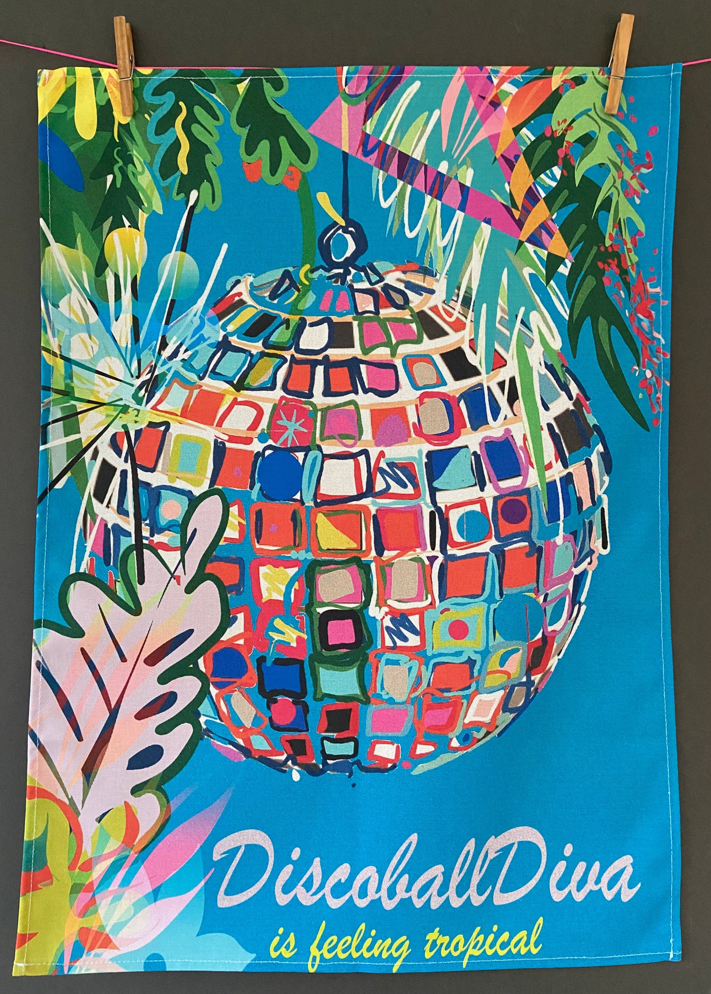 Feeling Tropical Tea Towel