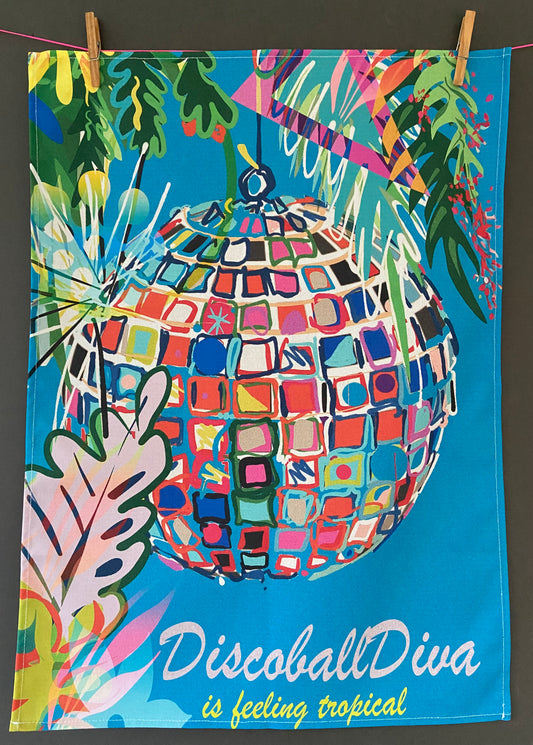 Feeling Tropical Tea Towel