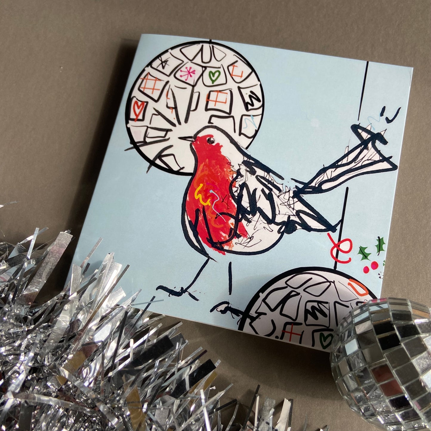 5 Mixed Design Christmas Cards