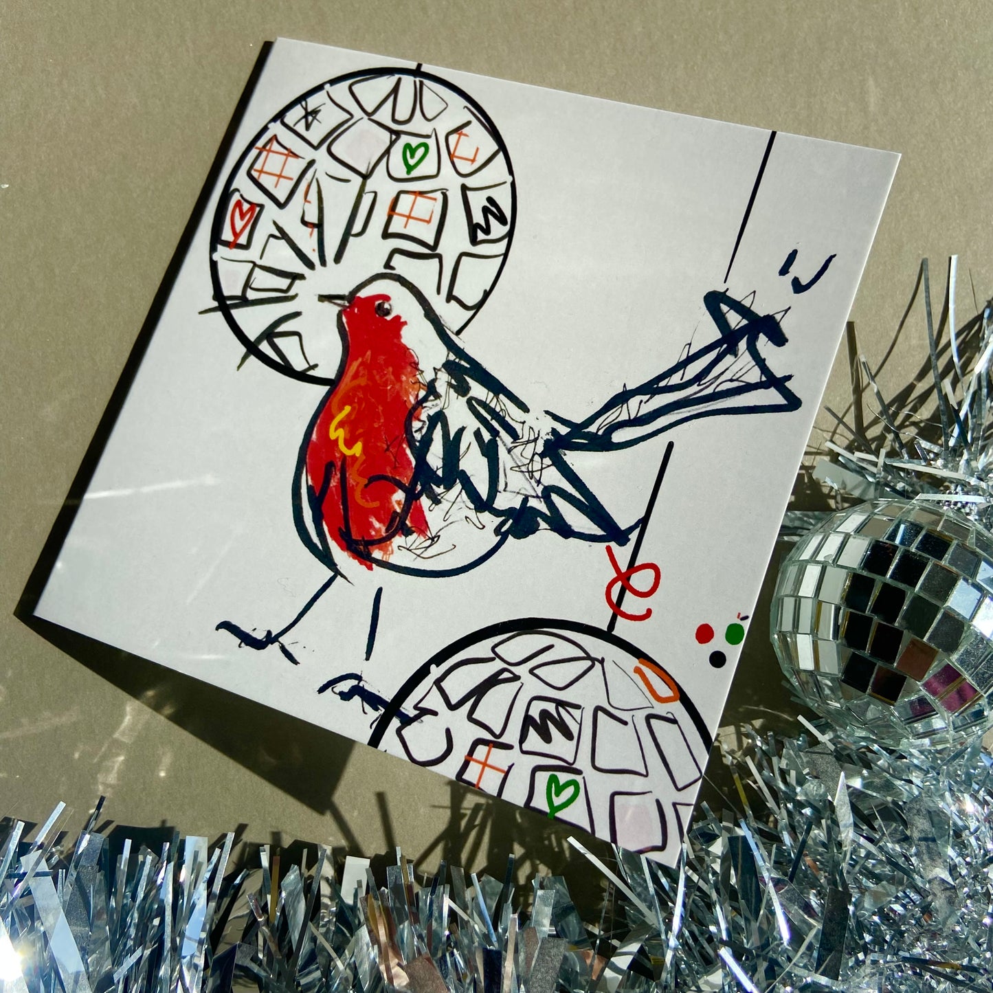 5 Mixed Design Christmas Cards