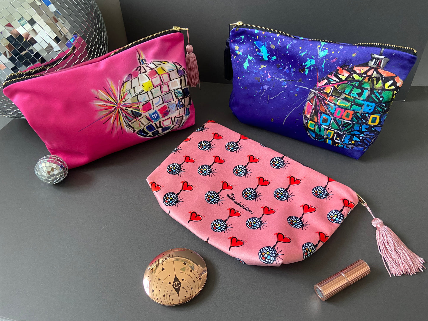 I heart Disco Makeup Bag