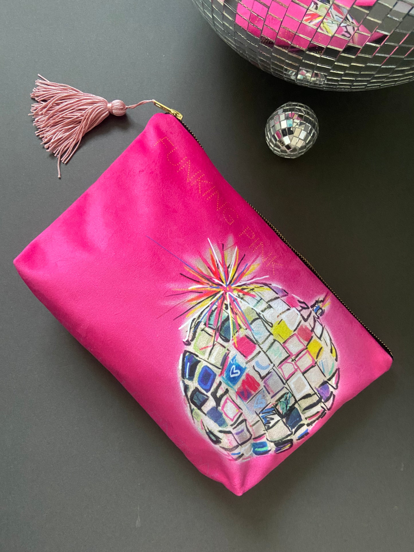Funkin' Pink Makeup Bag