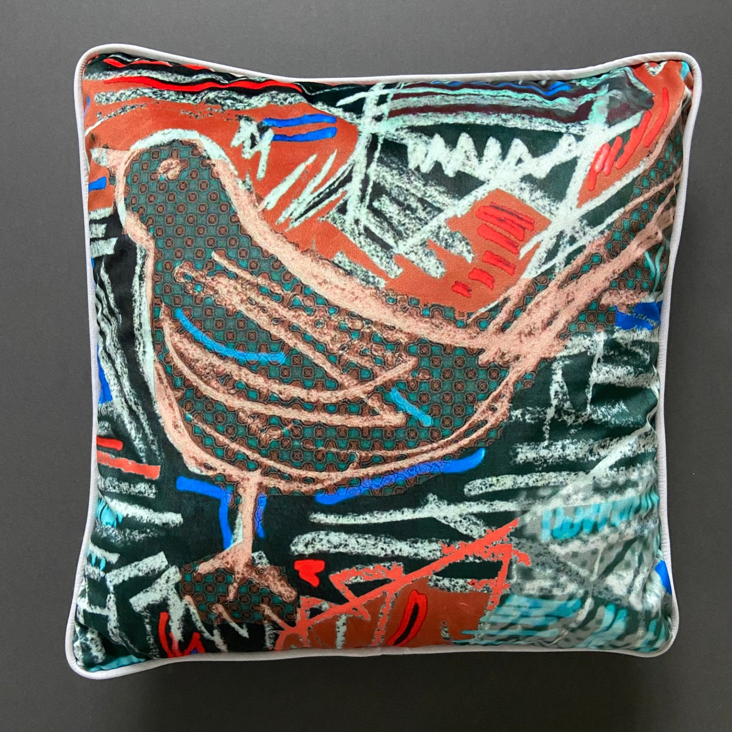 Blackbird at Night Cushion