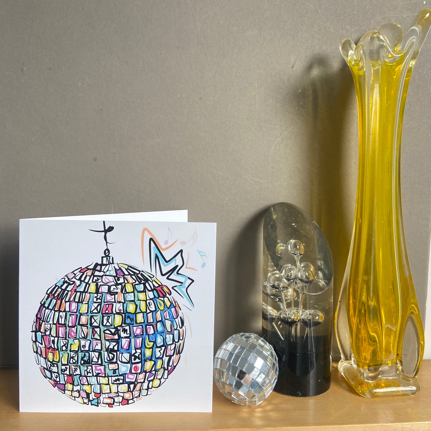 ‘Don’t Stop The Music’ Disco ball Card