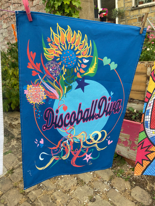 Discoballdiva Teatowel