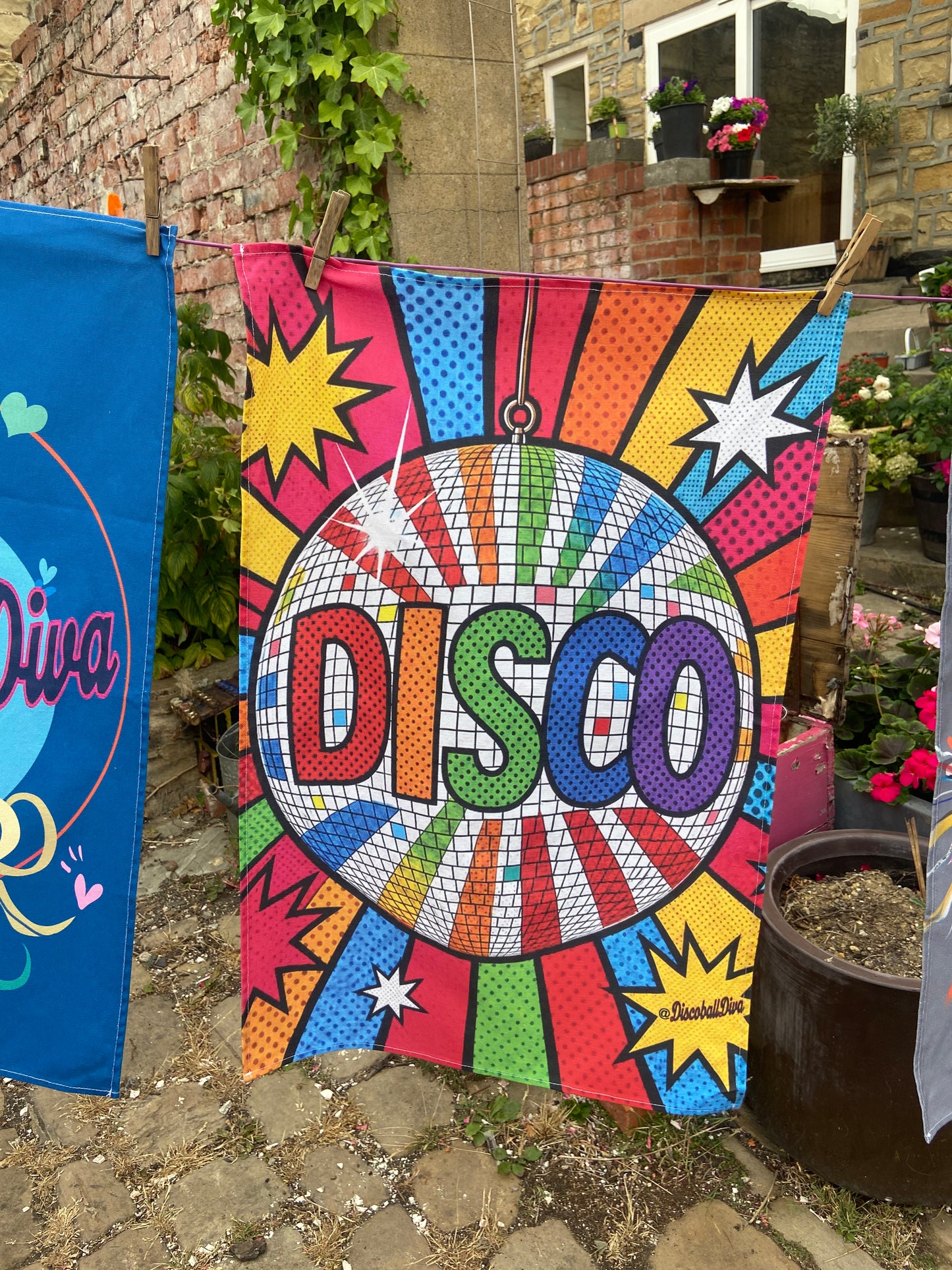 Disco goes Pop Teatowel