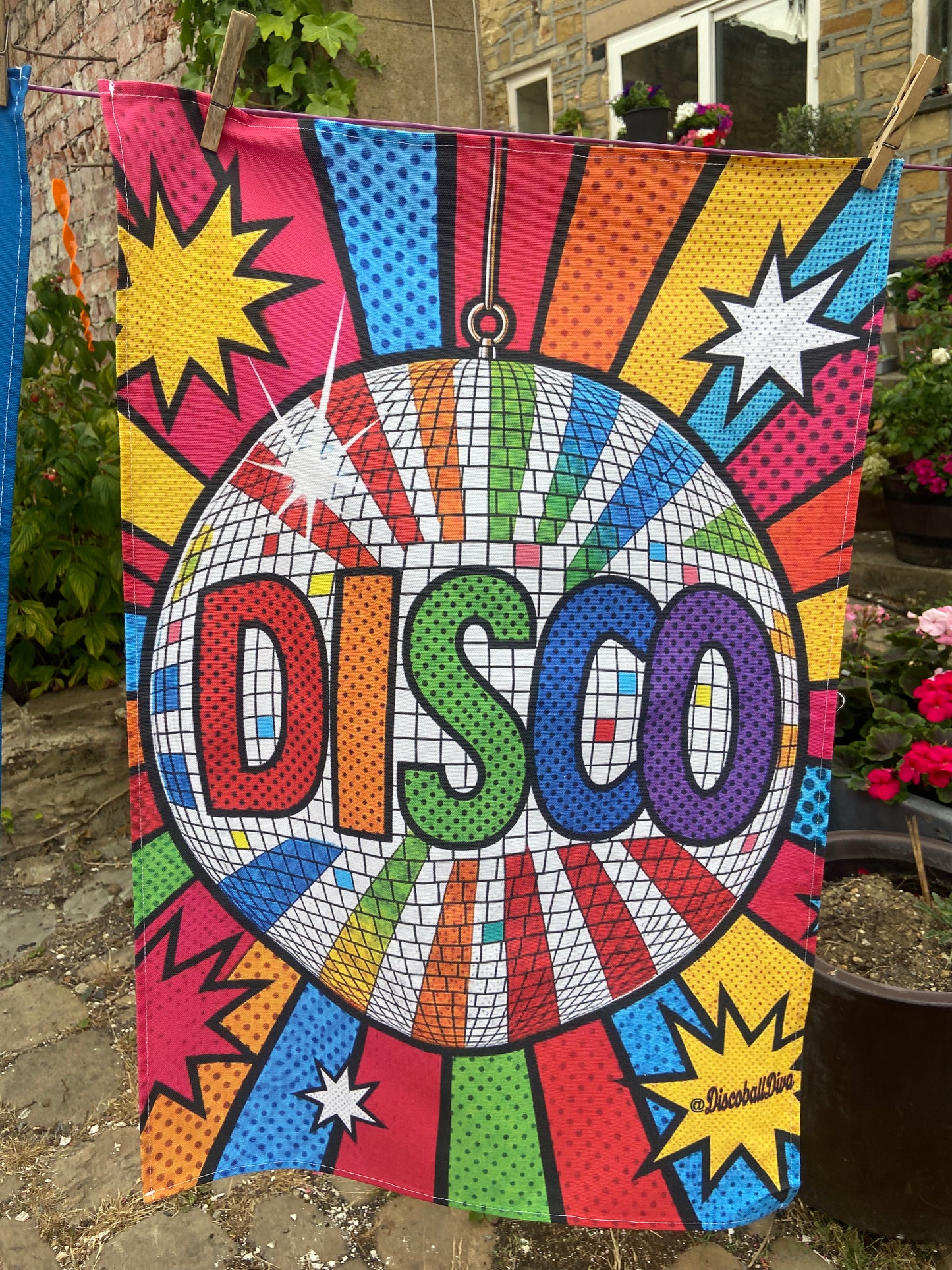 Disco goes Pop Teatowel