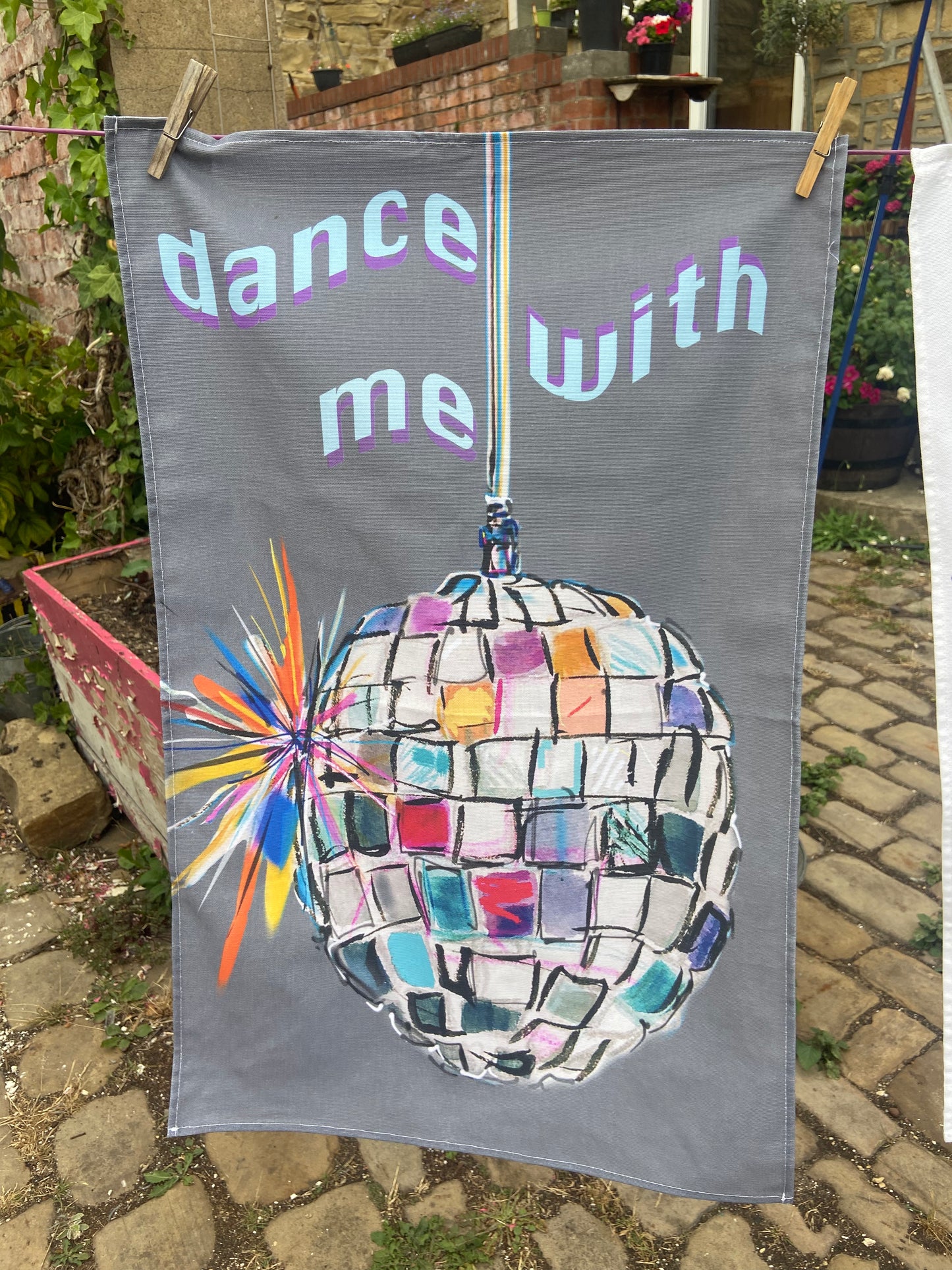 Dance With Me Teatowel