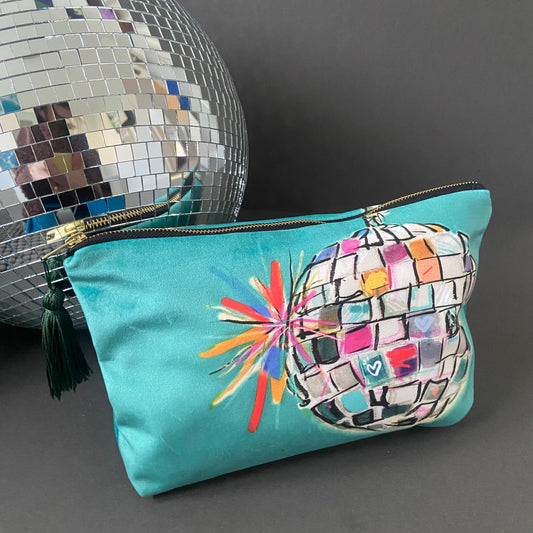 Teal Feel Makeup Bag
